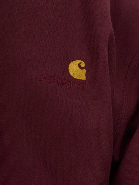 Pulover Carhartt Wip cu broderie roșu