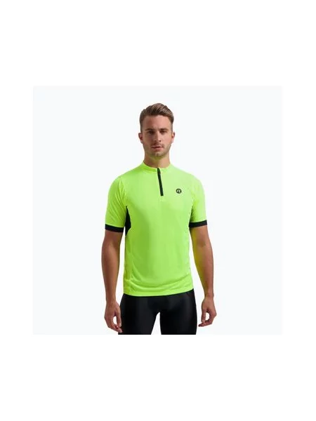 Велофутболка Rogelli Perugia флюор чорний