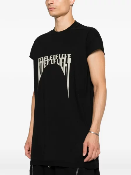 Tricou Rick Owens Drkshdw cu imagine negru
