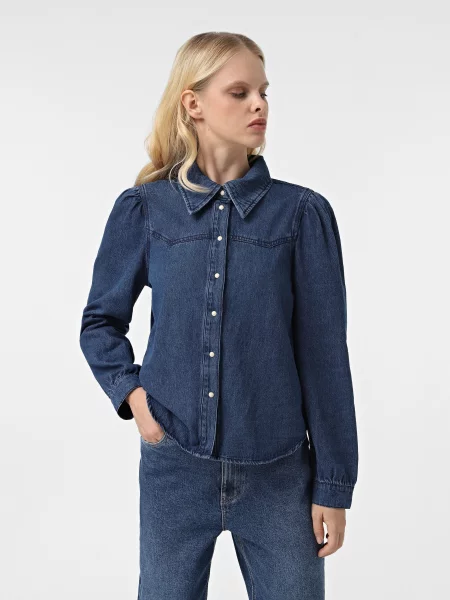 Сорочка Vero Moda синій