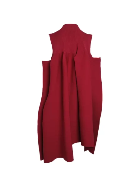 Rochie mini Cfcl fără mâneci tricotate roșu