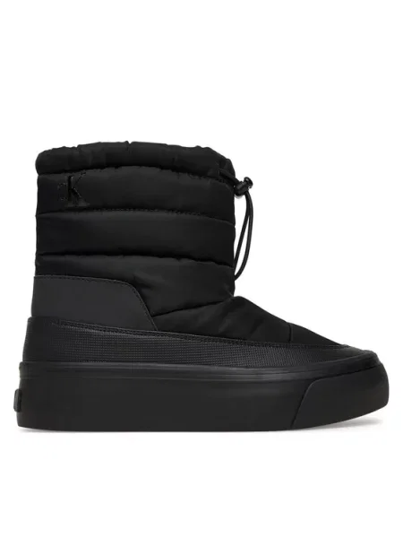 Calvin Klein Superge Vulc Flatf Snowboot Nylon Mix Mg črna
