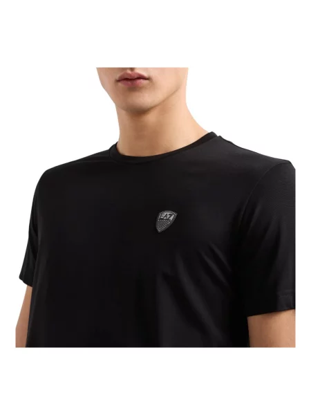 Tričko Ea7 Emporio Armani černé