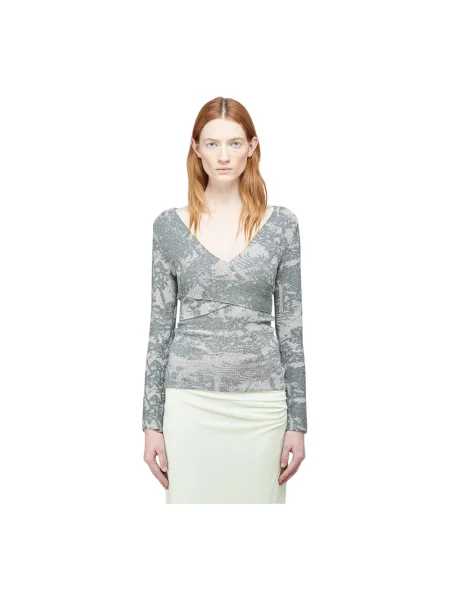 Top Eckhaus Latta szary