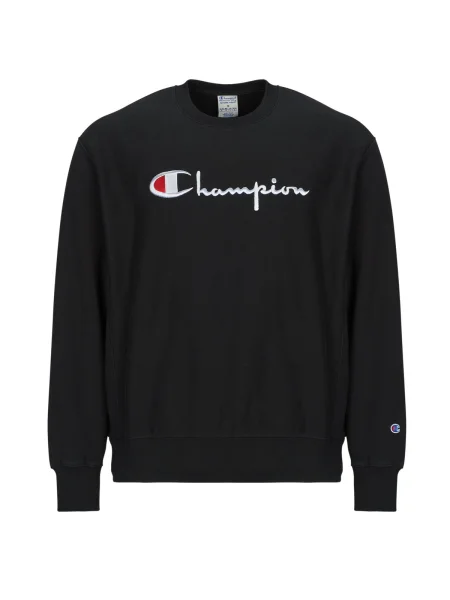 Hanorac crewneck Champion negru