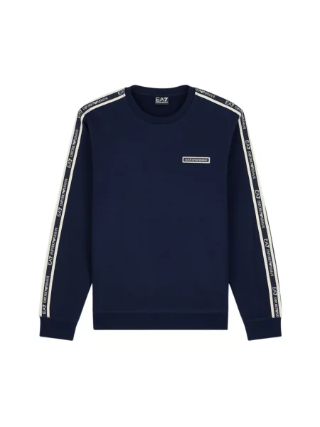 Bluza Emporio Armani Ea7 z logo niebieska