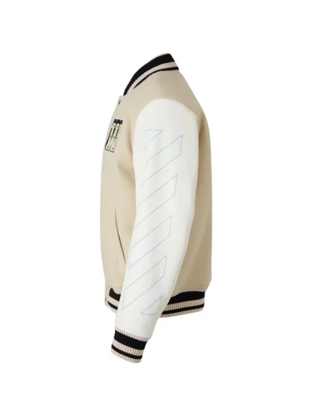 Geacă bomber Off-white alb