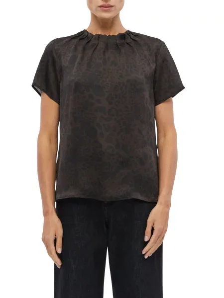 S.Oliver BLACK LABEL bluzka Kobiety brązowy 36 czarna