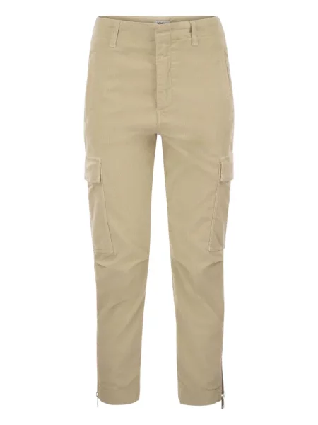 Pantaloni cargo Dondup de catifea