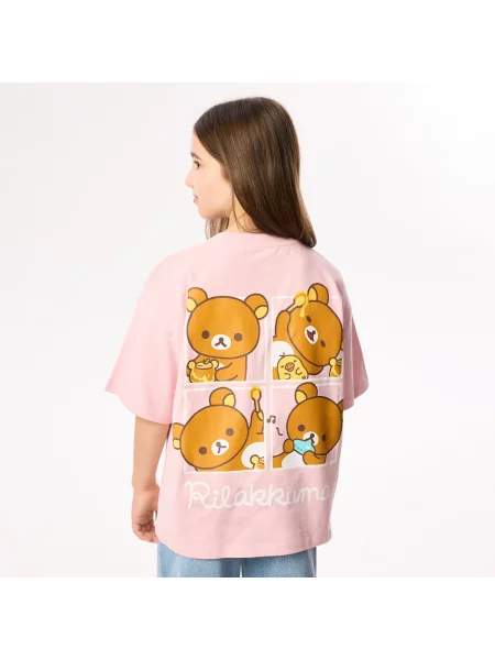 Reserved Rilakkuma póló rózsaszín