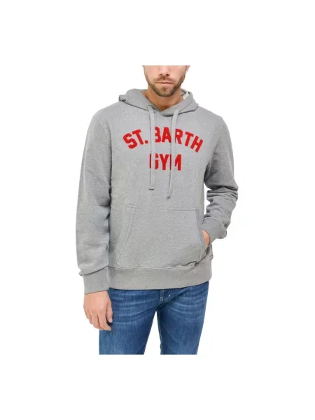 Bluza z kapturem Mc2 Saint Barth z kapturem szara