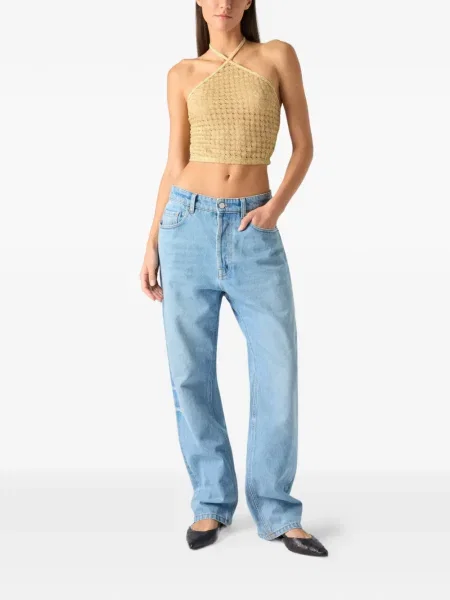 Top Missoni cu gât halter