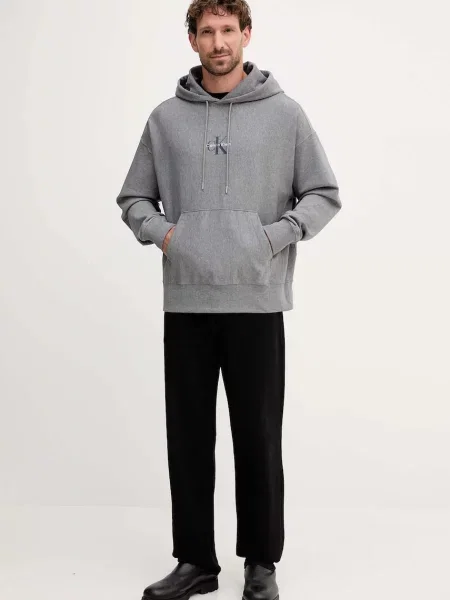 Calvin Klein Jeans Pulover siva