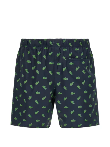 Slip de baie Lacoste cu imagine cu cordon albastru