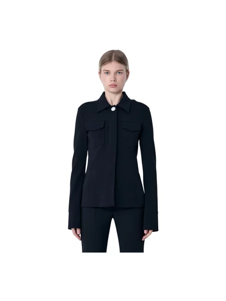 Kurtka przejściowa Sportmax z dżerseju czarna