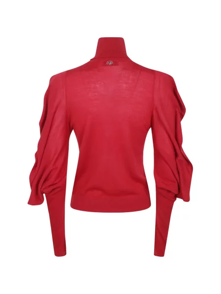 Pulover Blumarine drapat roșu