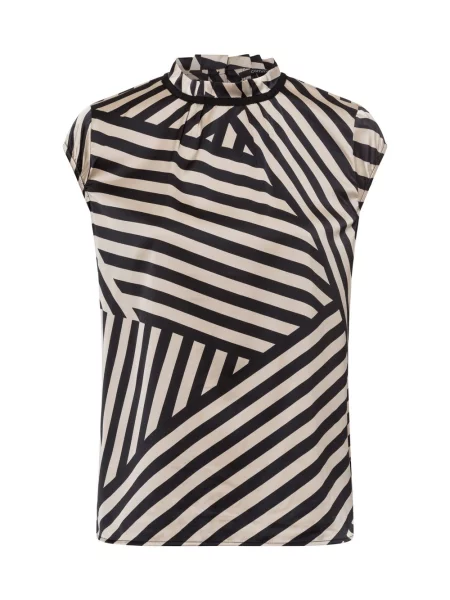 Comma Top Kobiety beżowy|czarny w paski 36