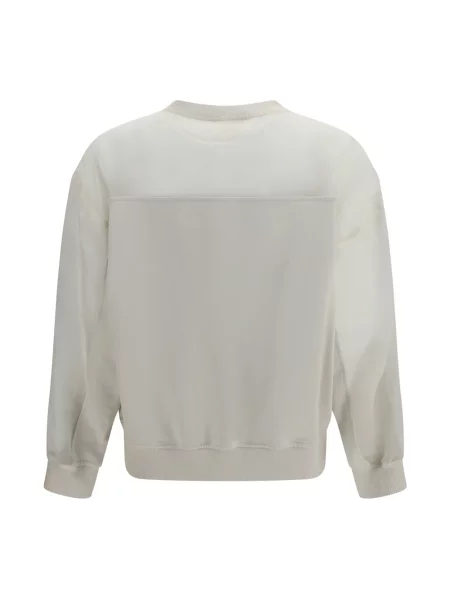Bluza Brunello Cucinelli z organzy biała