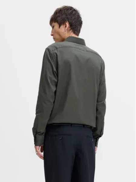 JACK & JONES Košeľa JPRBLAParker tmavozelená zelená