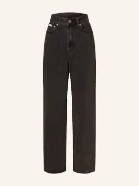Calvin Klein Jeans Barrel Džíny ck essential black černé
