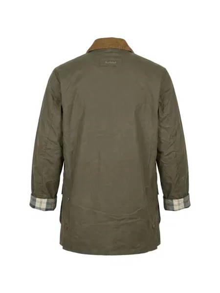 Apykaklė paltas Barbour kordinis velvetas žalia