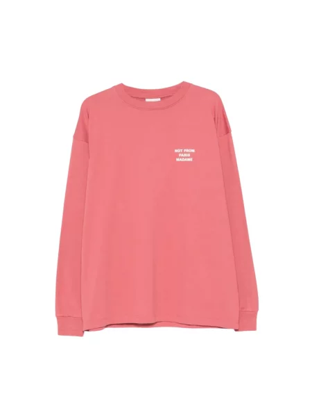 Drôle de Monsieur Slogan longsleeve różowa