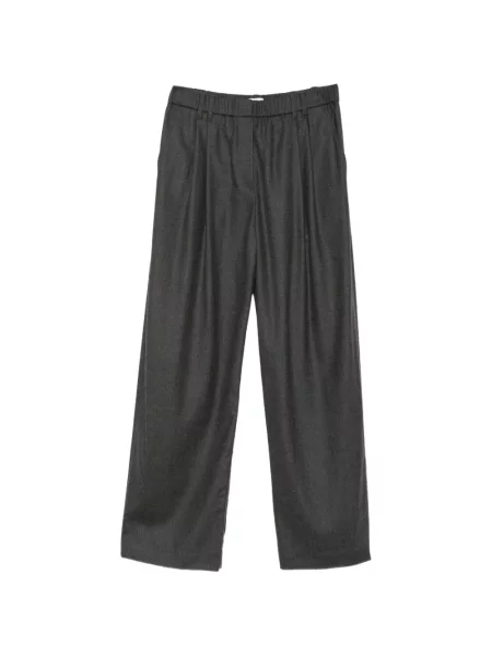 Pantaloni Brunello Cucinelli de lână gri