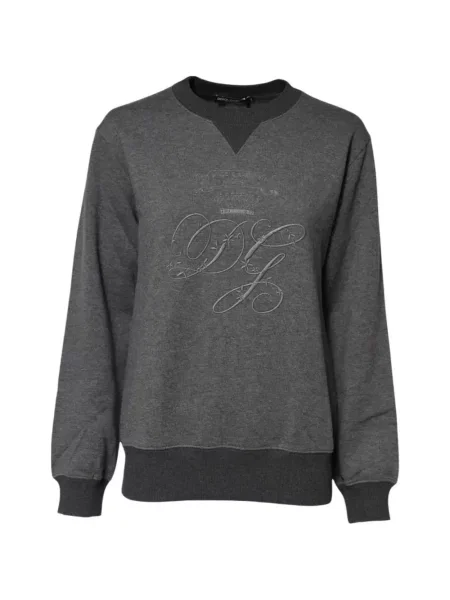 Pulover Dolce & Gabbana cu broderie gri