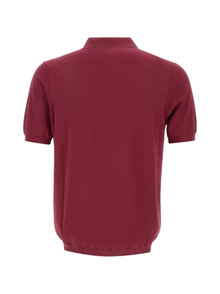 Tricou Kangra cu decolteu în V roșu