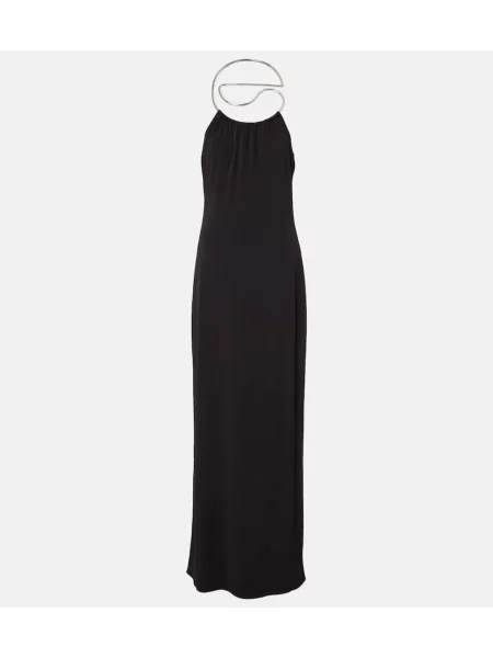 Rochie Coperni cu gât halter negru