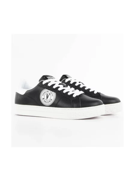 Sneakersy Versace Jeans Couture casual z logo czarne