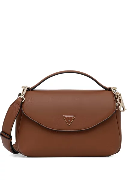 Боди Guess с автограф кафяво