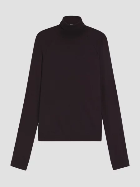 Вовняна водолазка Boss бордова