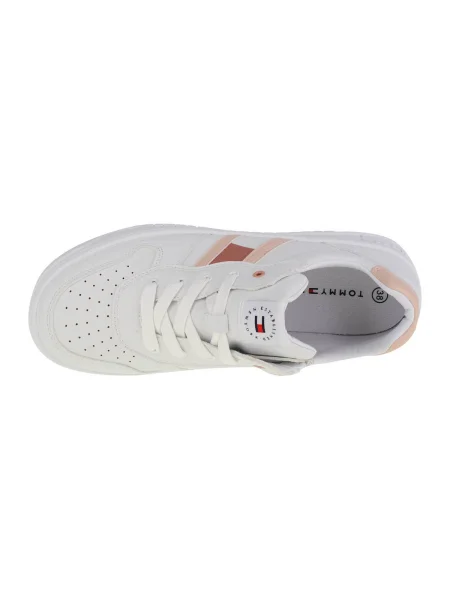 Sneakerși copii Tommy Hilfiger alb