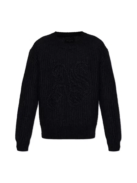 Sweter Allsaints wełniany czarny