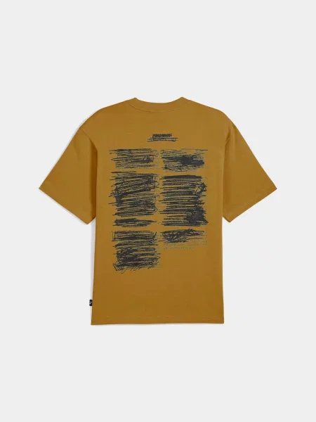 Футболка PUMA Graphic Tee комбінований верх коричневий