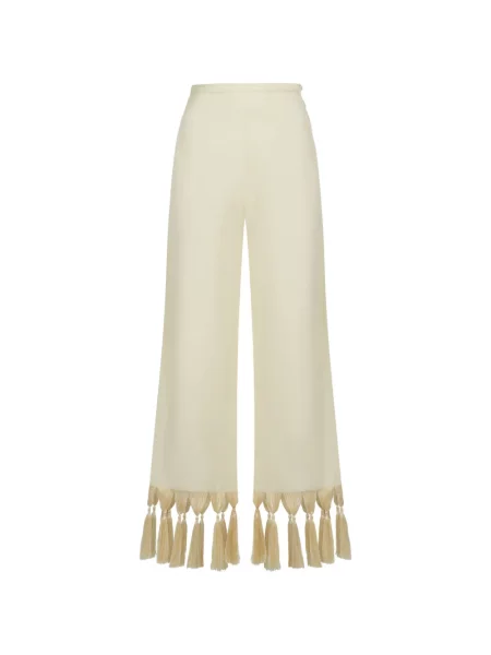 Pantaloni Taller Marmo cu franjuri