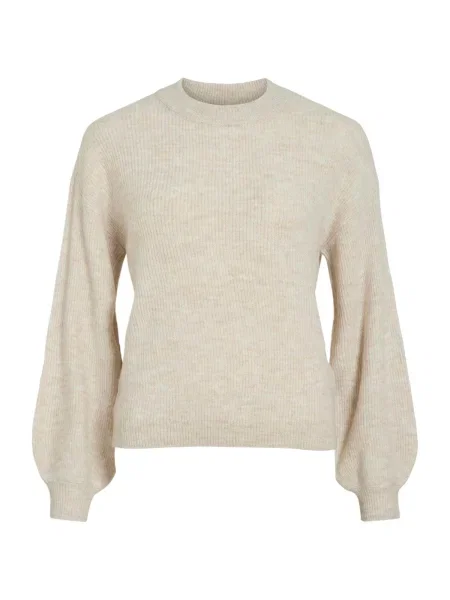 VILA Pulover murdar alb