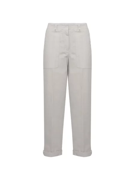 Cu centură pantaloni Peserico gri