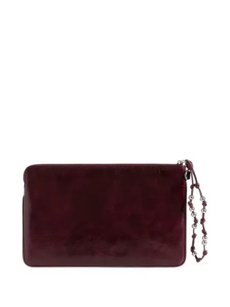 Portofel Zadig&voltaire din piele cu imagine violet