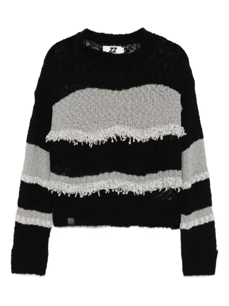 Top Izzue tricotate negru