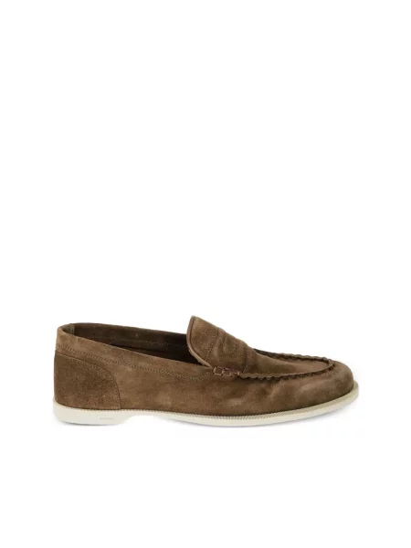 Półbuty John Lobb zamszowe zielone