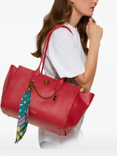 Geantă shopper Kurt Geiger London roșu