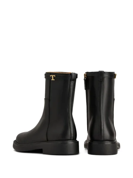 Cizme scurte Tod's din piele negru