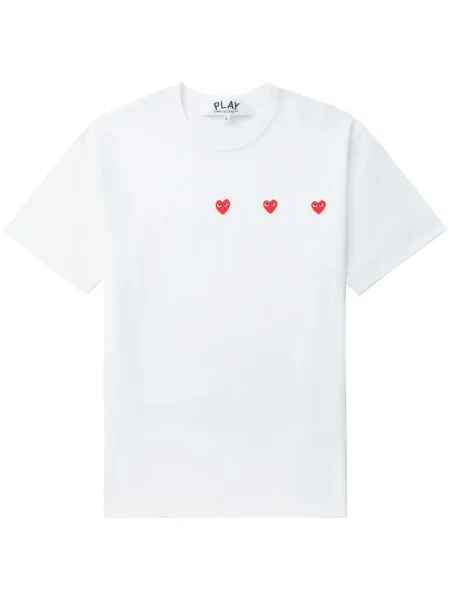 Tricou Comme Des Garcons Play alb