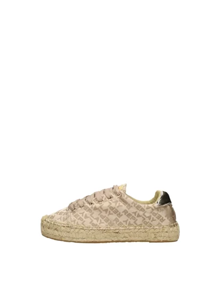 Sneakersy Replay sznurowane koronkowe różowe