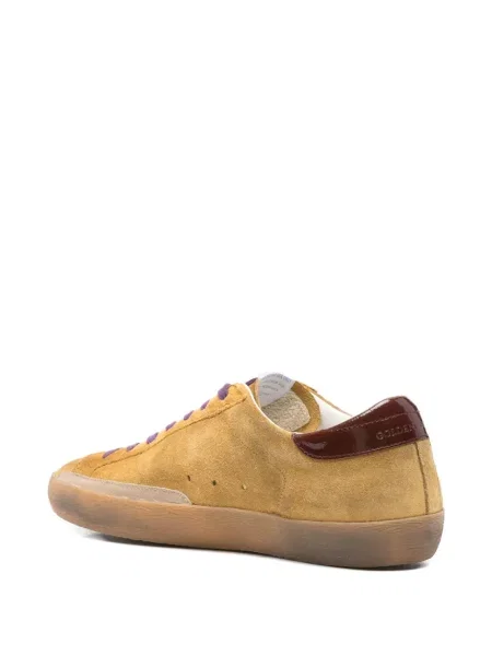 Szarvasbőr sneaker Golden Goose sárga