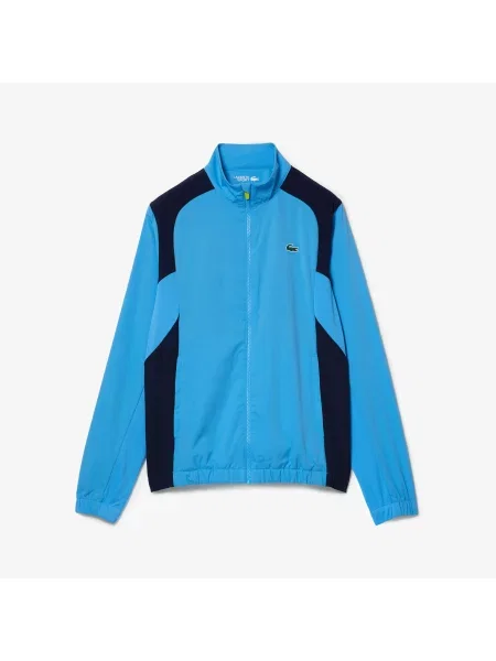 Lacoste Sport Komplet Dresowy Regular Fit Ze Stójką I Blokami Kolorów W Kolorze Niebieskim niebieski