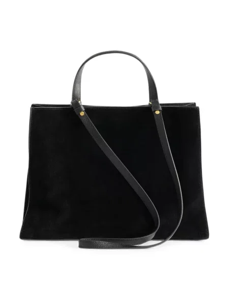 Shopperka Zadig & Voltaire zamszowa czarna