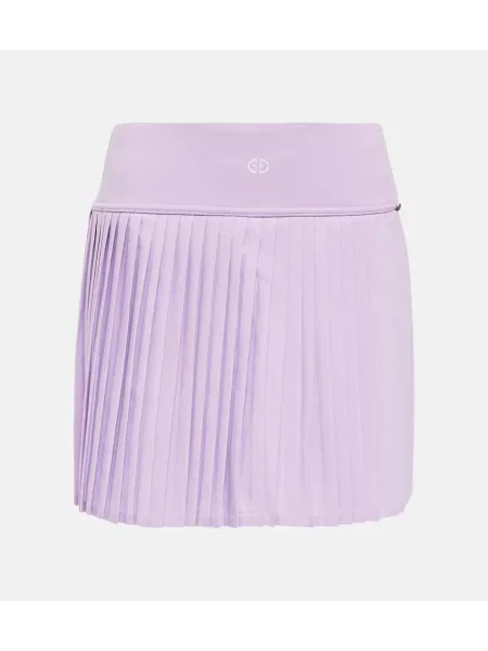 Плисирана плисирана пола Goldbergh виолетово